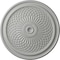 Ekena Millwork Trinity Ceiling Medallion (Fits Canopies up to 3"), Hand-Painted Frost, 22"OD x 1 3/4"P CM22TNFRF - alternate 1